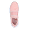 Розовые текстильные кроссовки без шнуровки