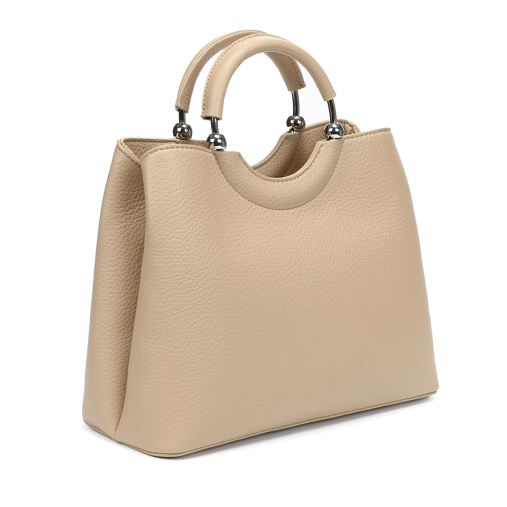 Бежевая сумка из экокожи Portofiano