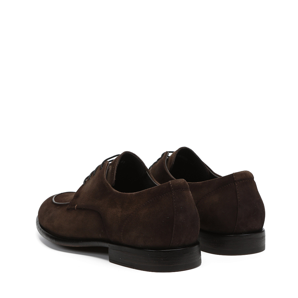 Коричневые лоферы из натурального велюра RESPECT PREMIUM