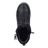 Черные ботинки на высокой шнуровке