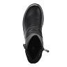 Черные ботинки на молнии из кожи на подкладке из натуральной шерсти
