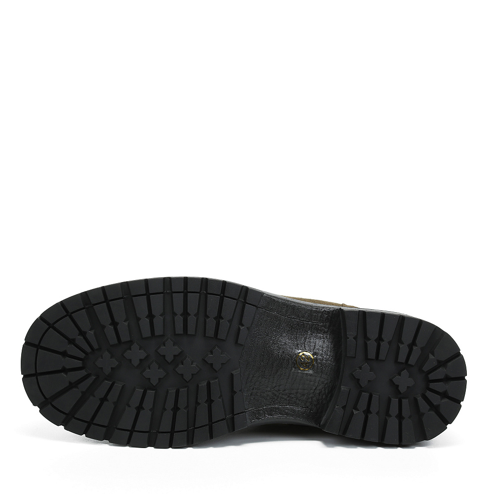 Зимние ботинки из бархатистого велюра цвета хаки RESPECT PREMIUM