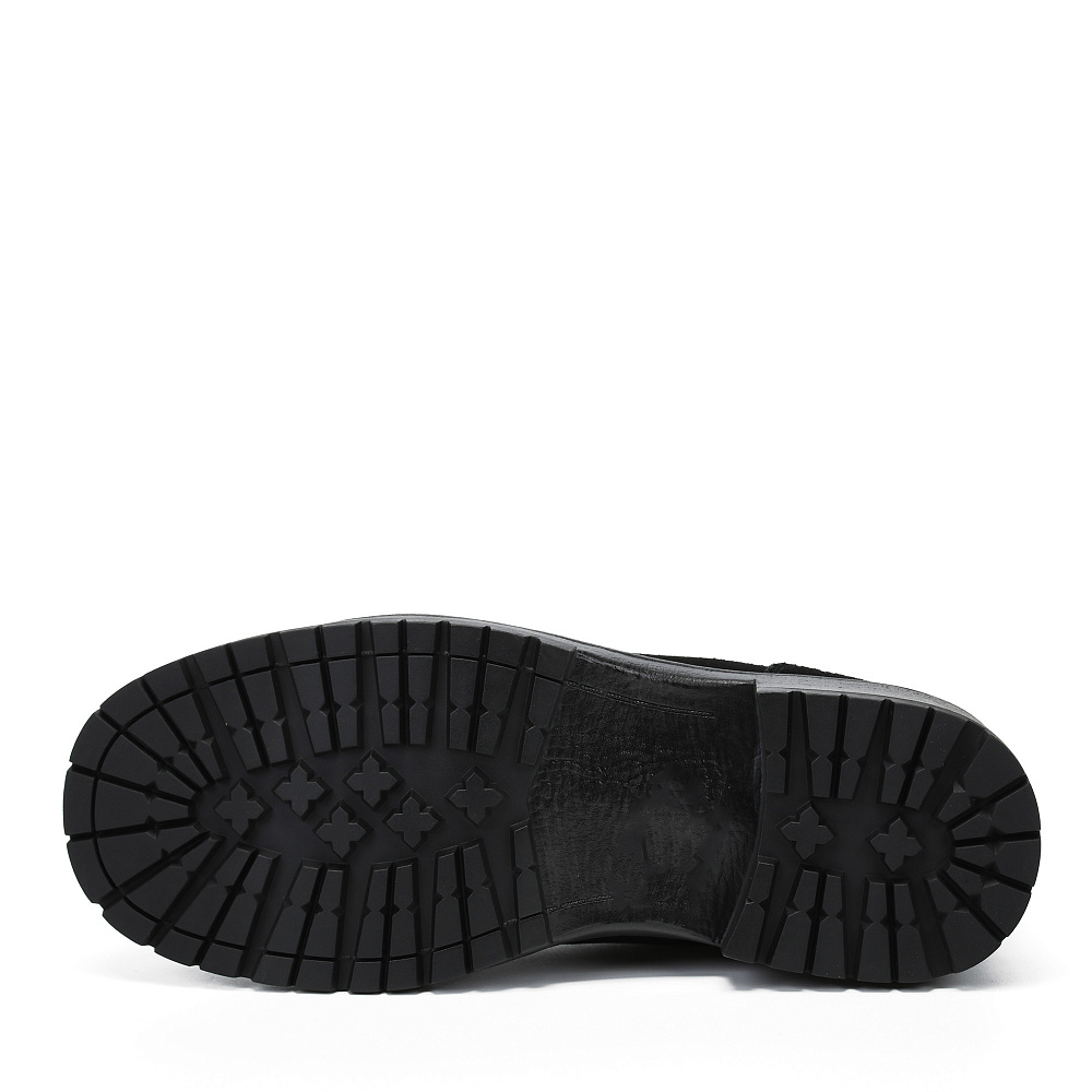 Черные зимние ботинки из бархатистого велюра RESPECT PREMIUM