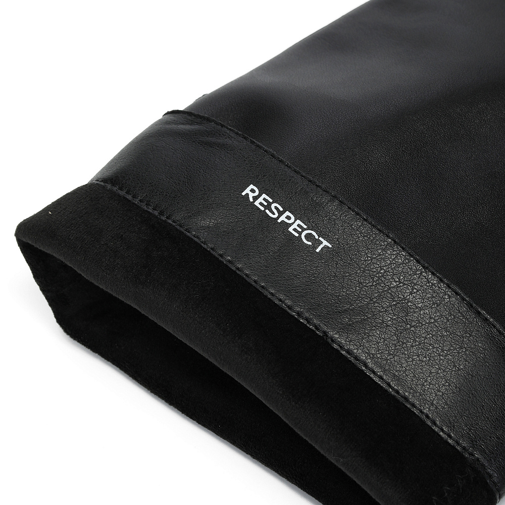 Черные зимние сапоги из кожи Respect