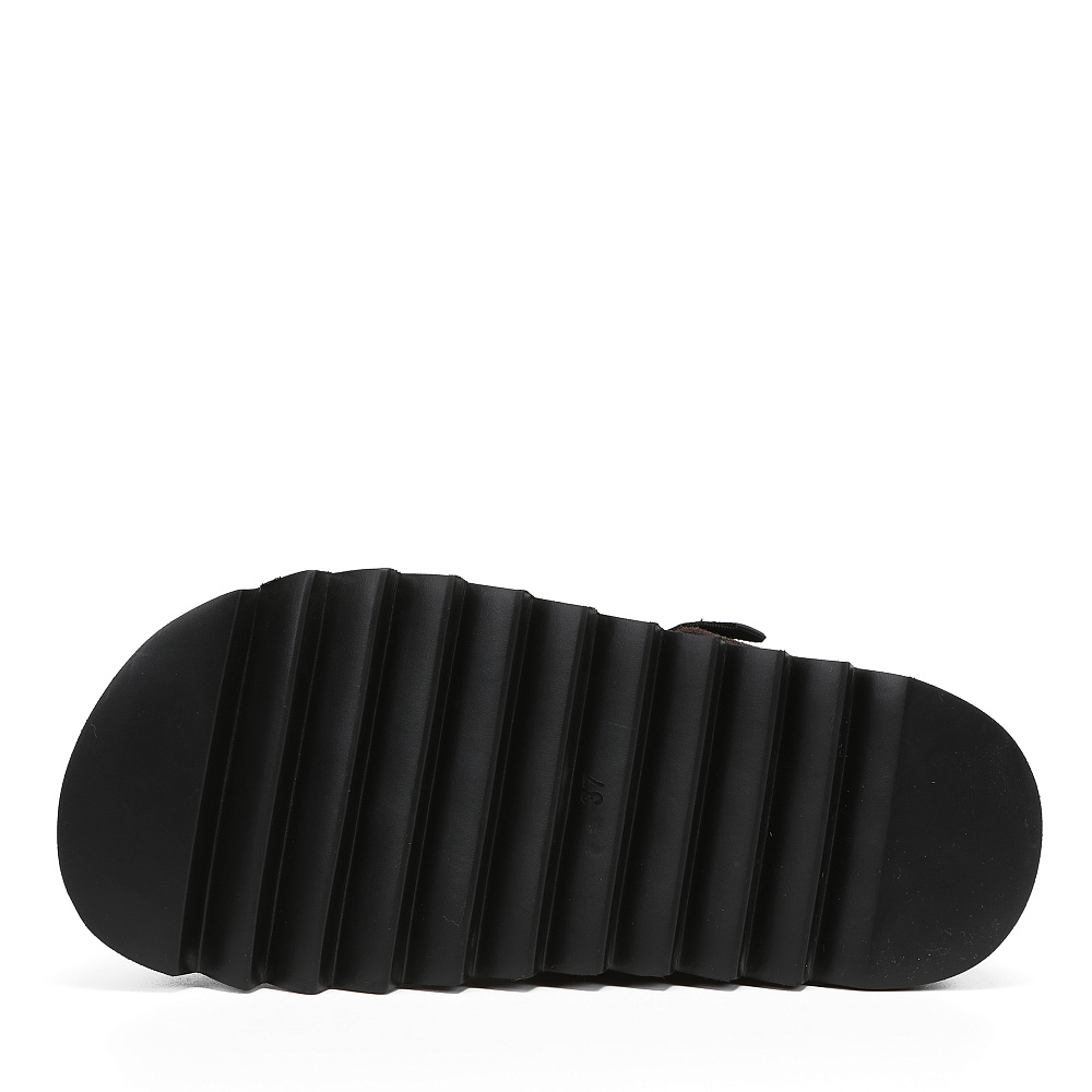 Коричневые утепленные полуботинки из бархатистого велюра Respect