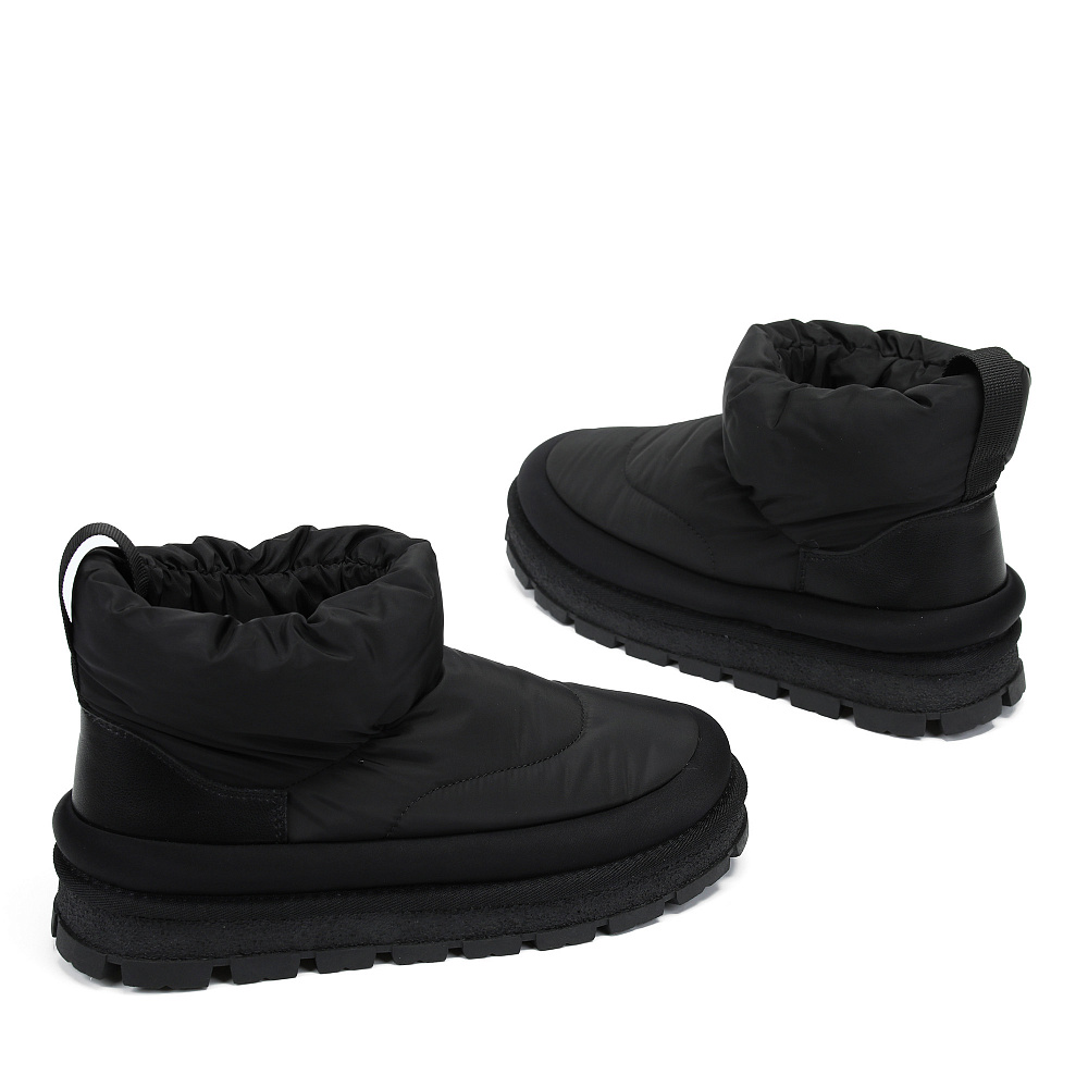 Черные дутики из текстиля Respect