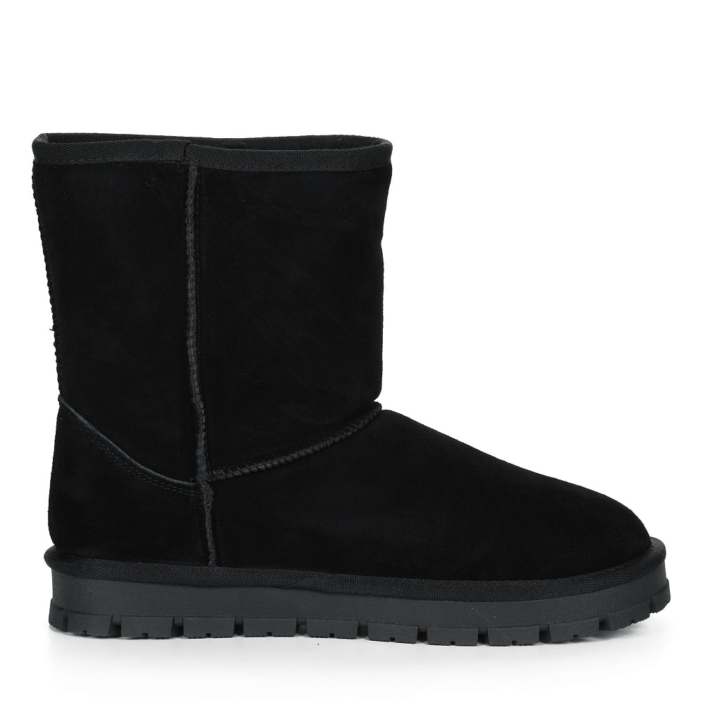 Черные угги из гидрофобного велюра Respect