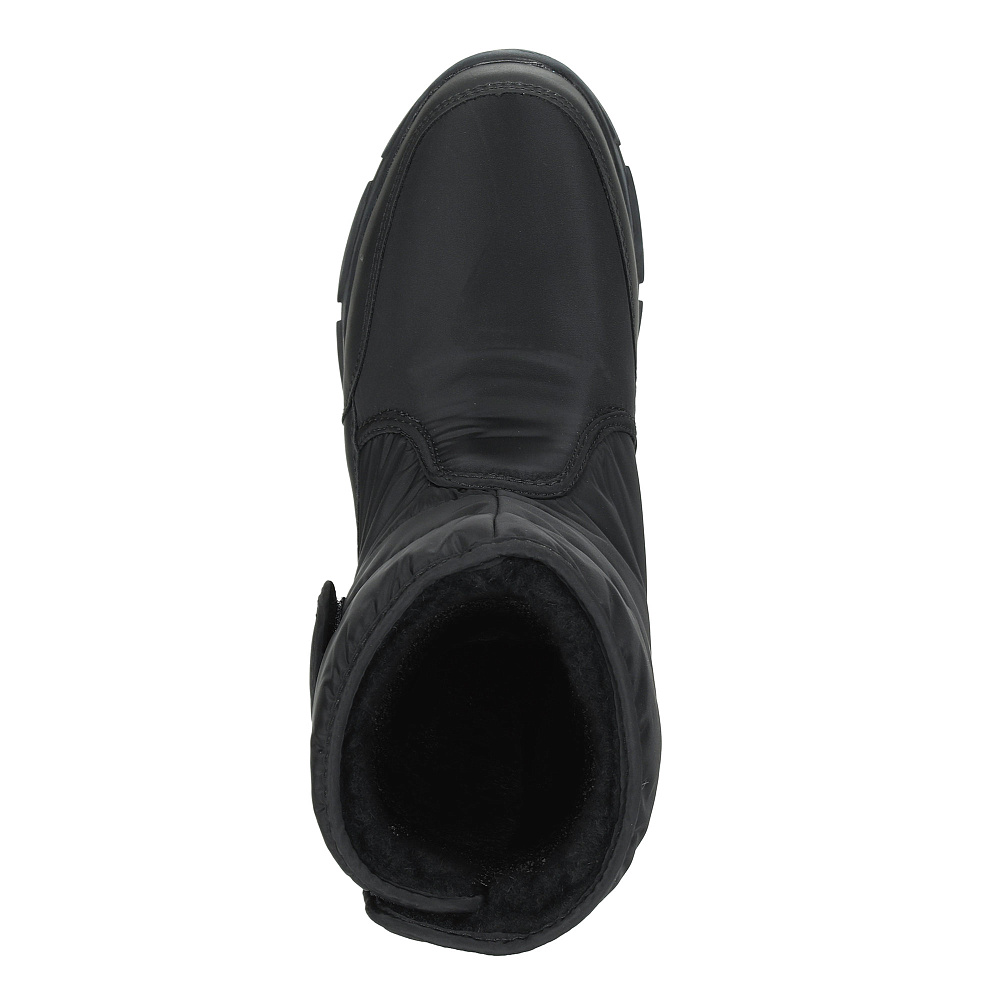 Черные дутики из текстиля Respect