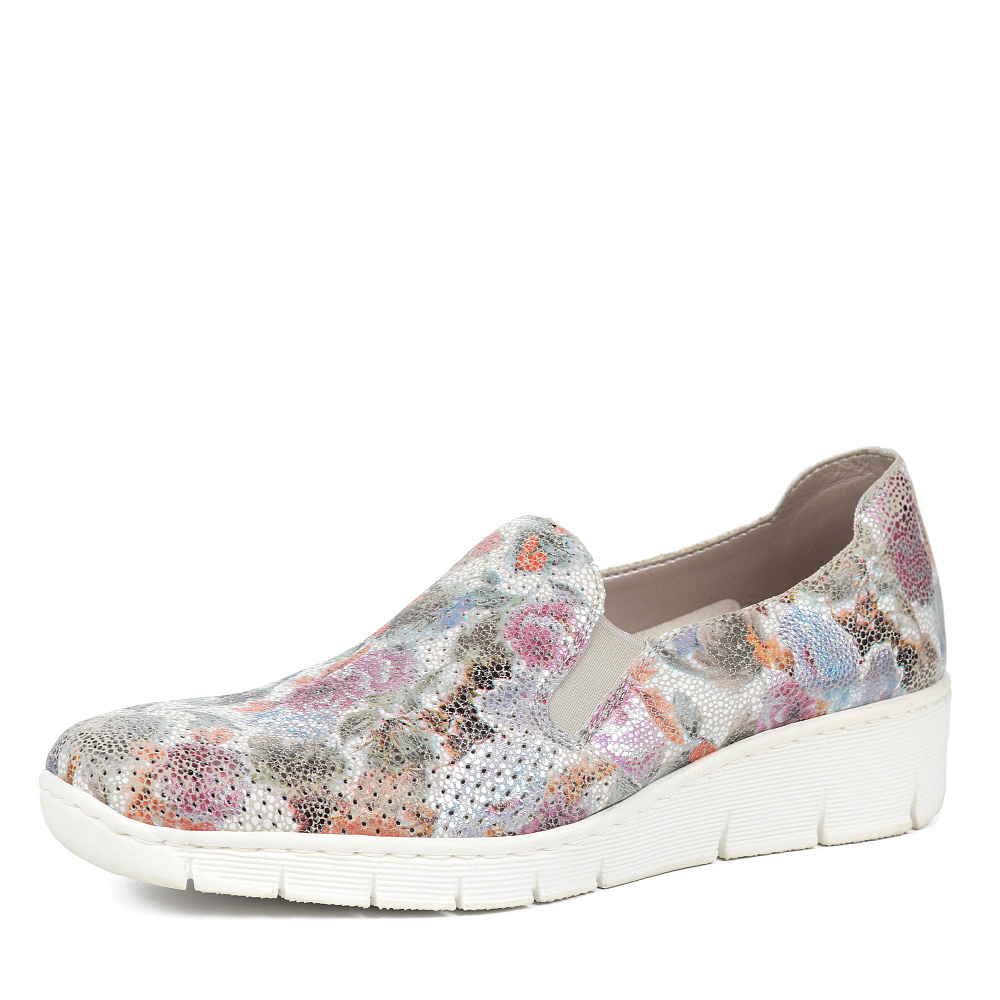 Слипоны с принтом из эко кожи Rieker