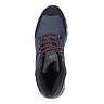 Синие треккинговые ботинки из экокожи