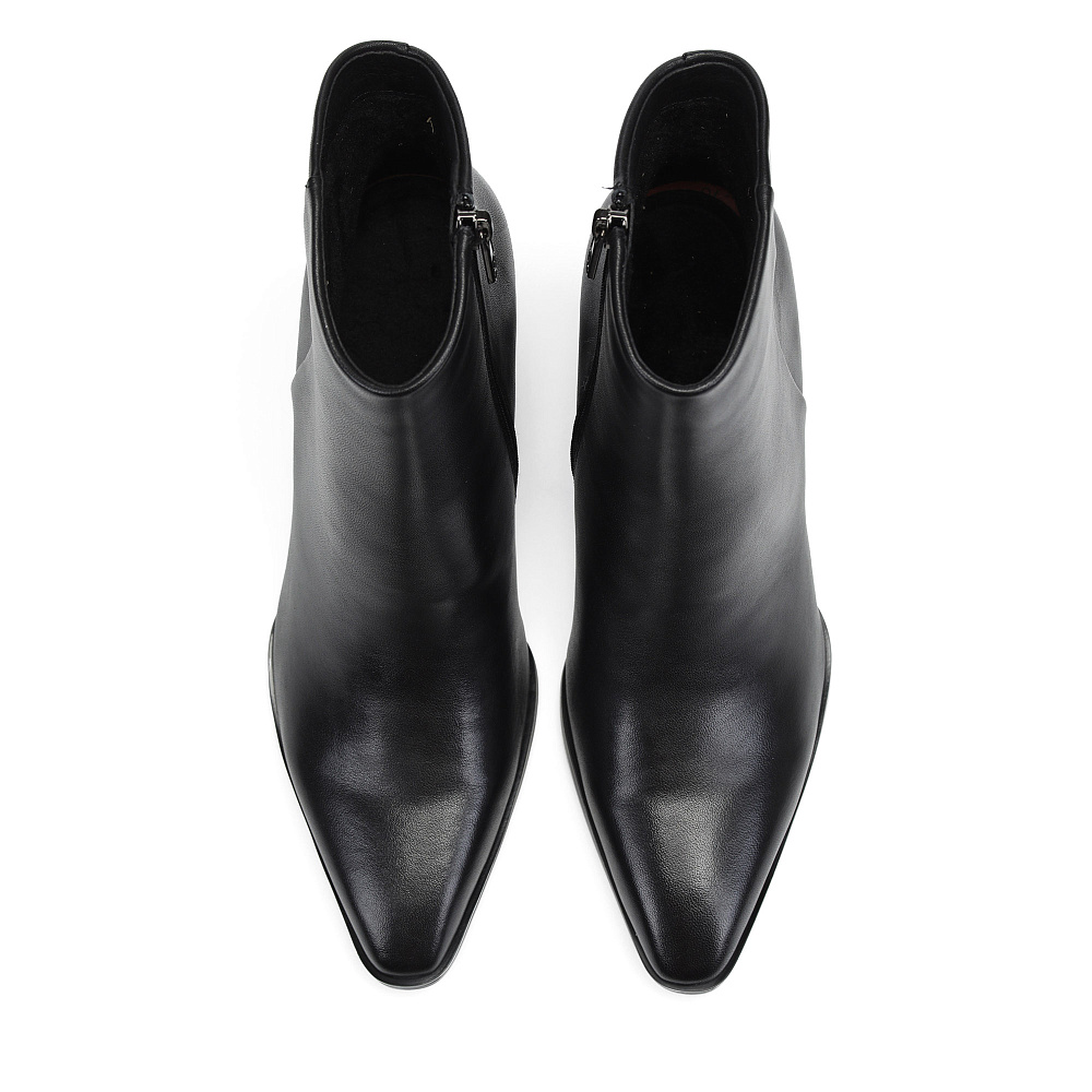 Черные ботильоны из кожи RESPECT PREMIUM
