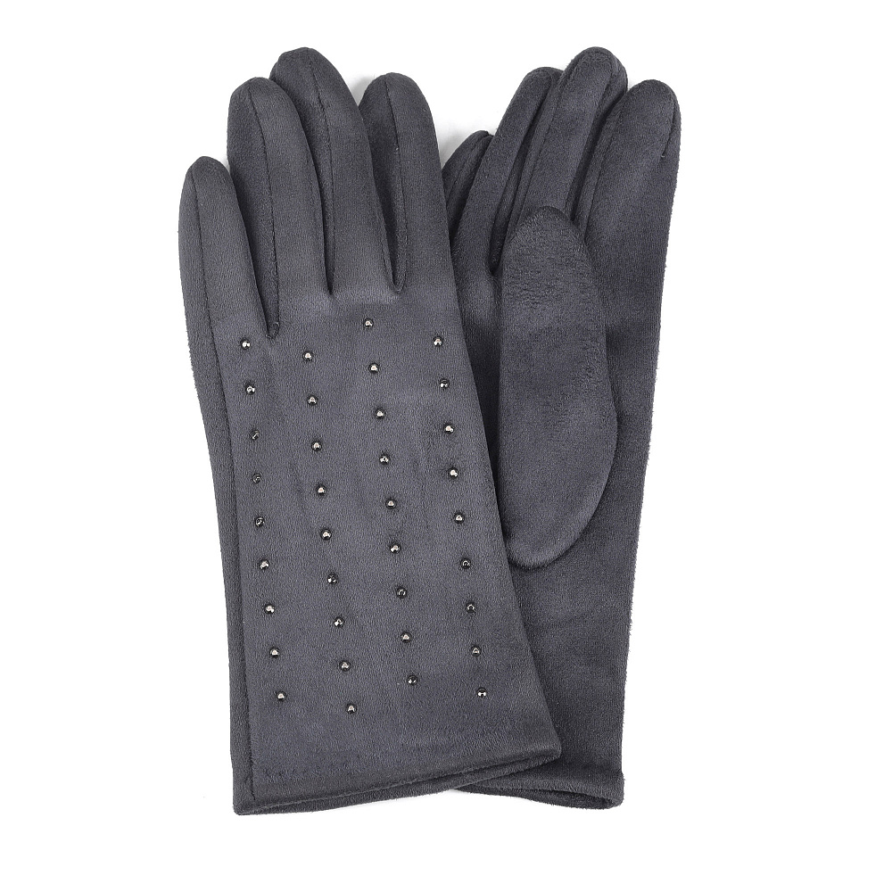 Серые перчатки Fabretti