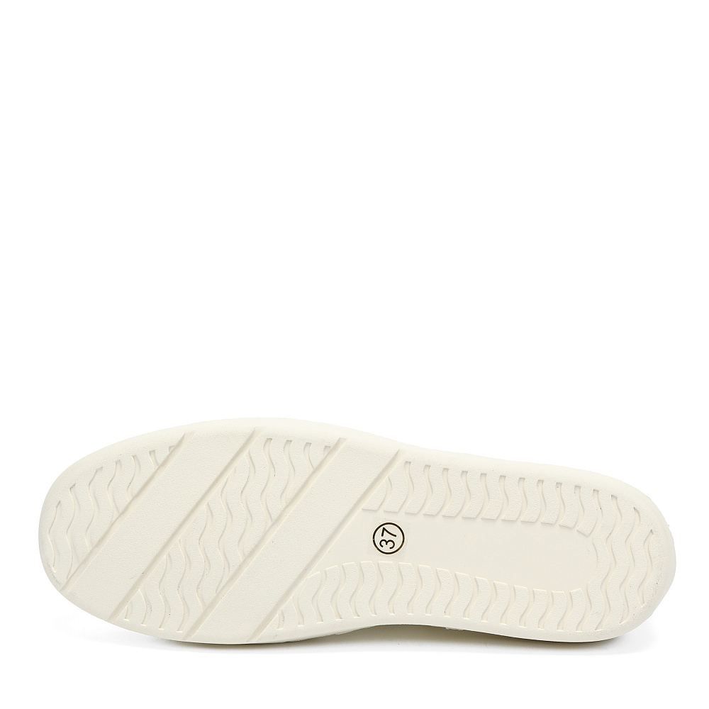 Белые кеды из гладкой кожи RSP LAB