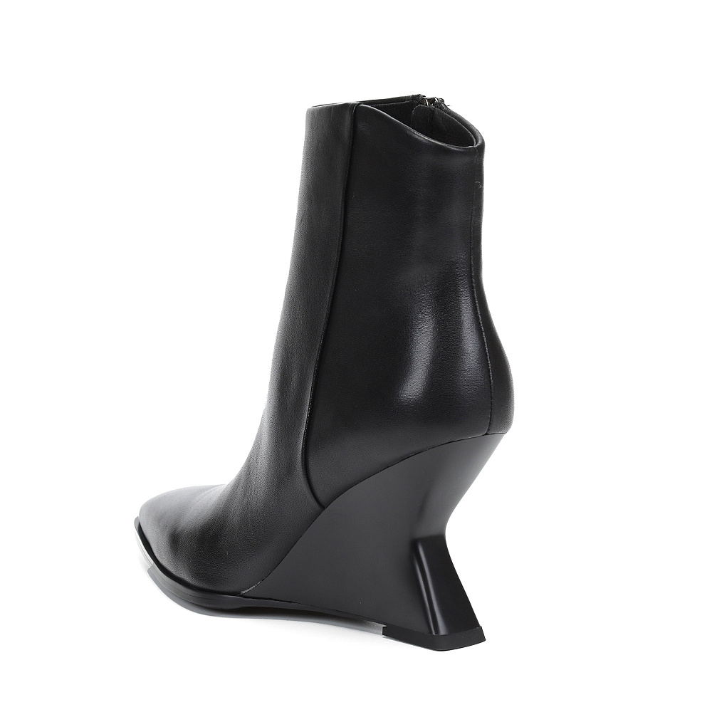 Черные ботильоны из кожи RESPECT PREMIUM