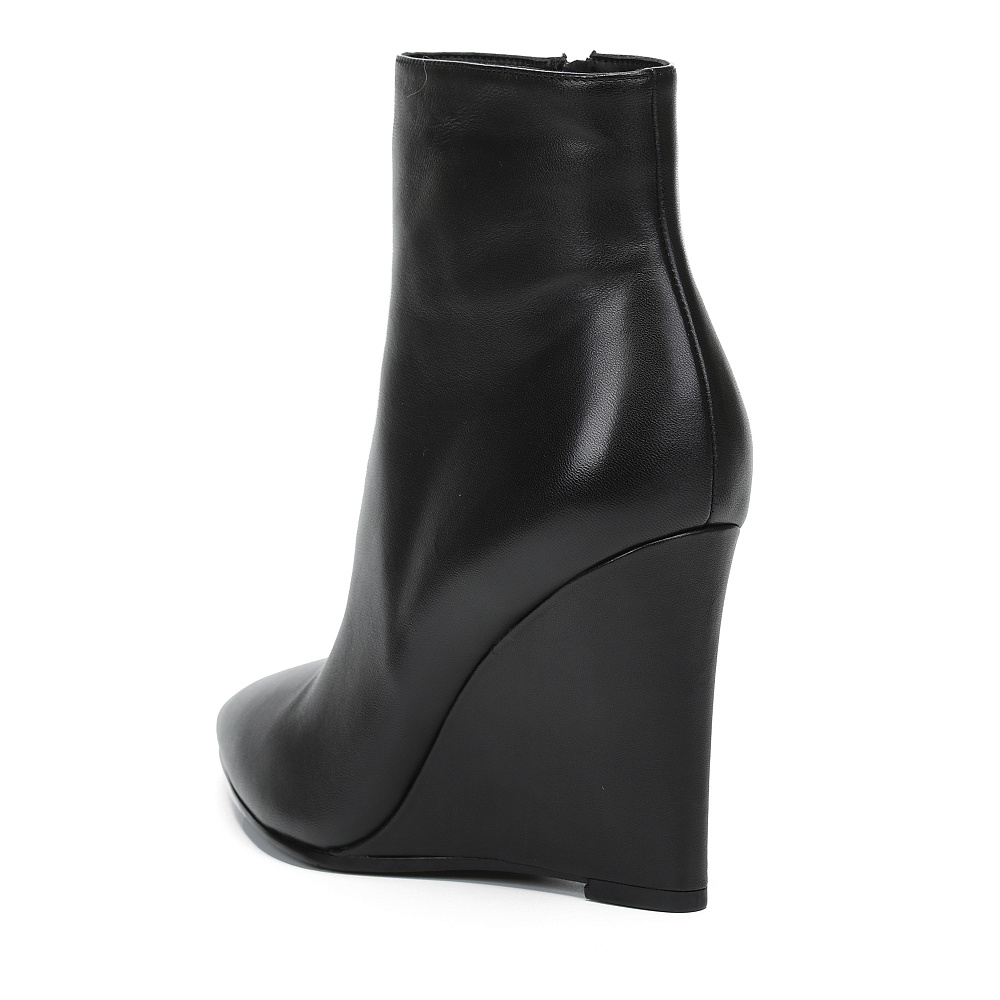 Черные ботильоны из кожи RESPECT PREMIUM