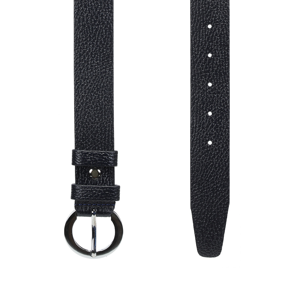 Синий кожаный ремень Black Tortoise