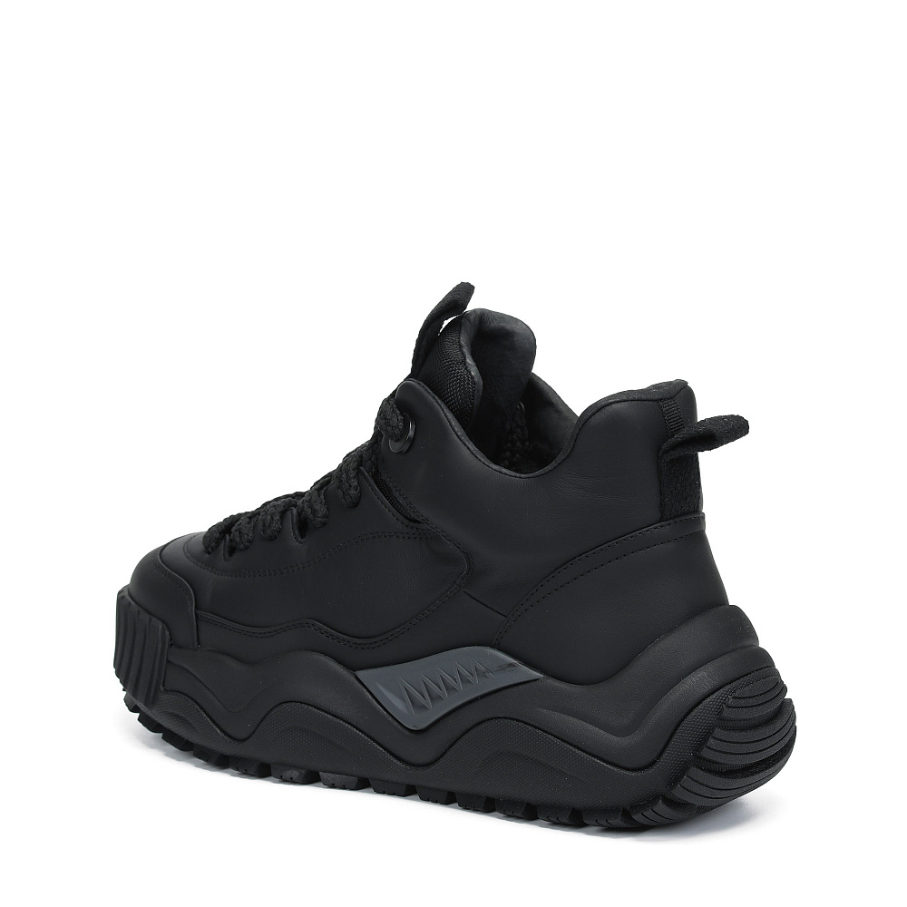 Черные зимние кеды из нубука RSP LAB