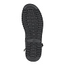 Черные ботинки на молнии из кожи на подкладке из натуральной шерсти