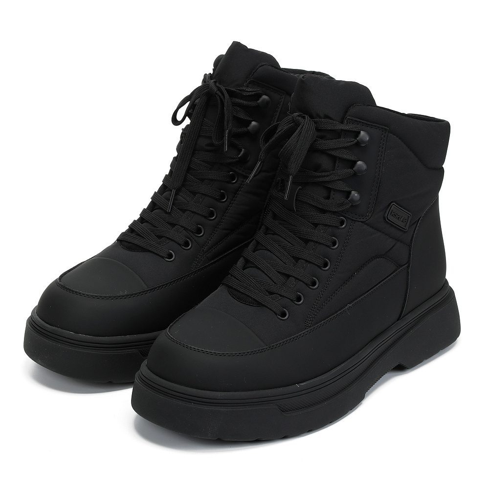 Черные зимние кеды из текстиля RSP LAB