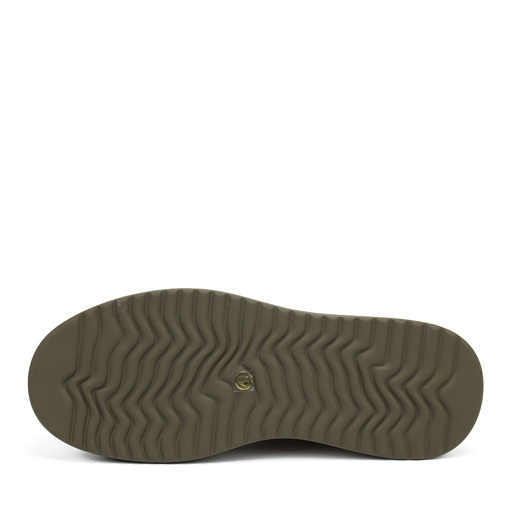 Зимние кеды из нубука цвета хаки RSP LAB