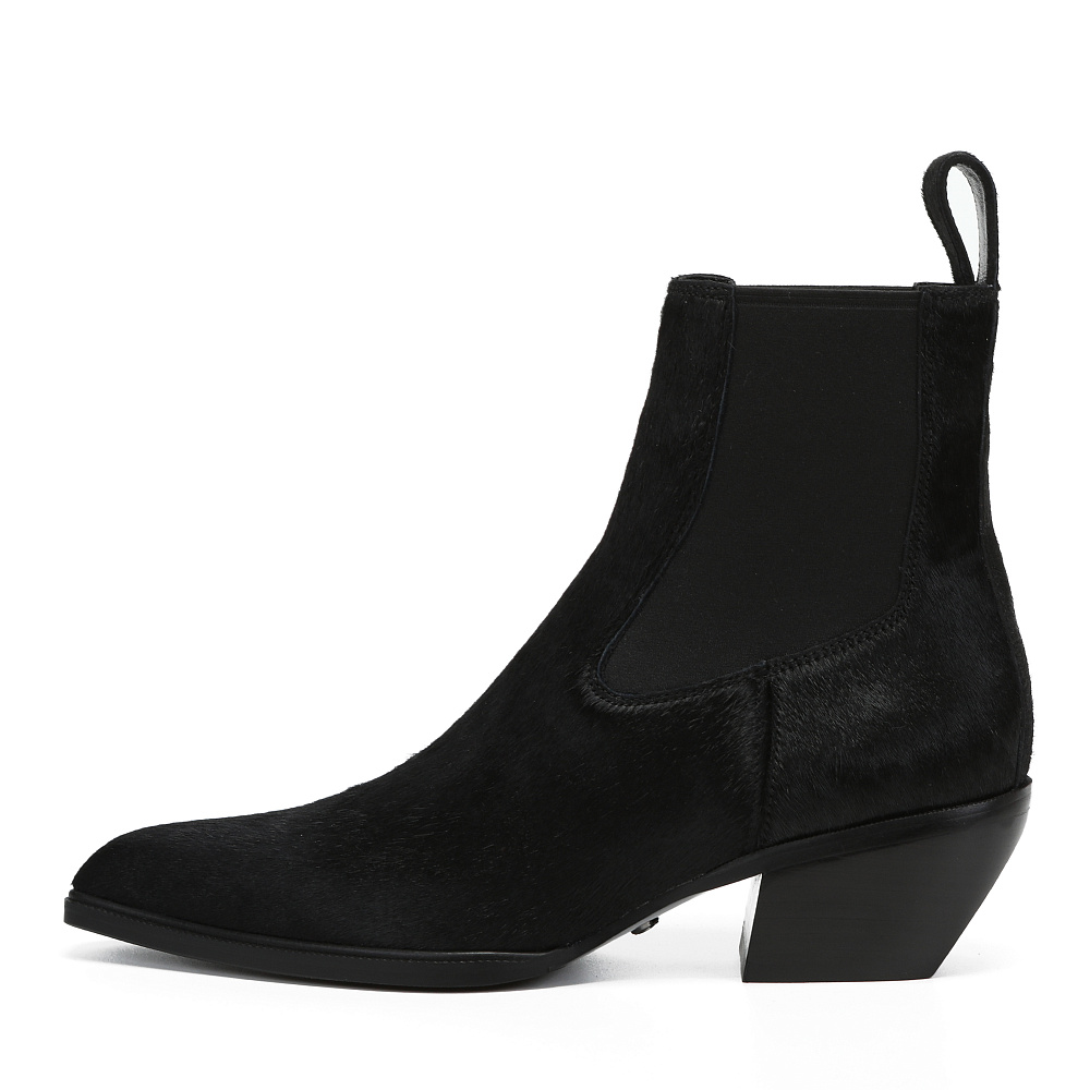 Черные ботильоны челси из кожи RESPECT PREMIUM