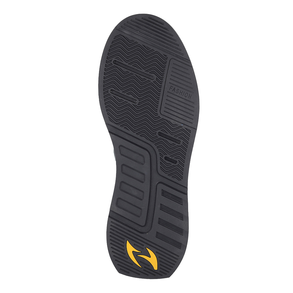 Черные кроссовки из кожи Respect