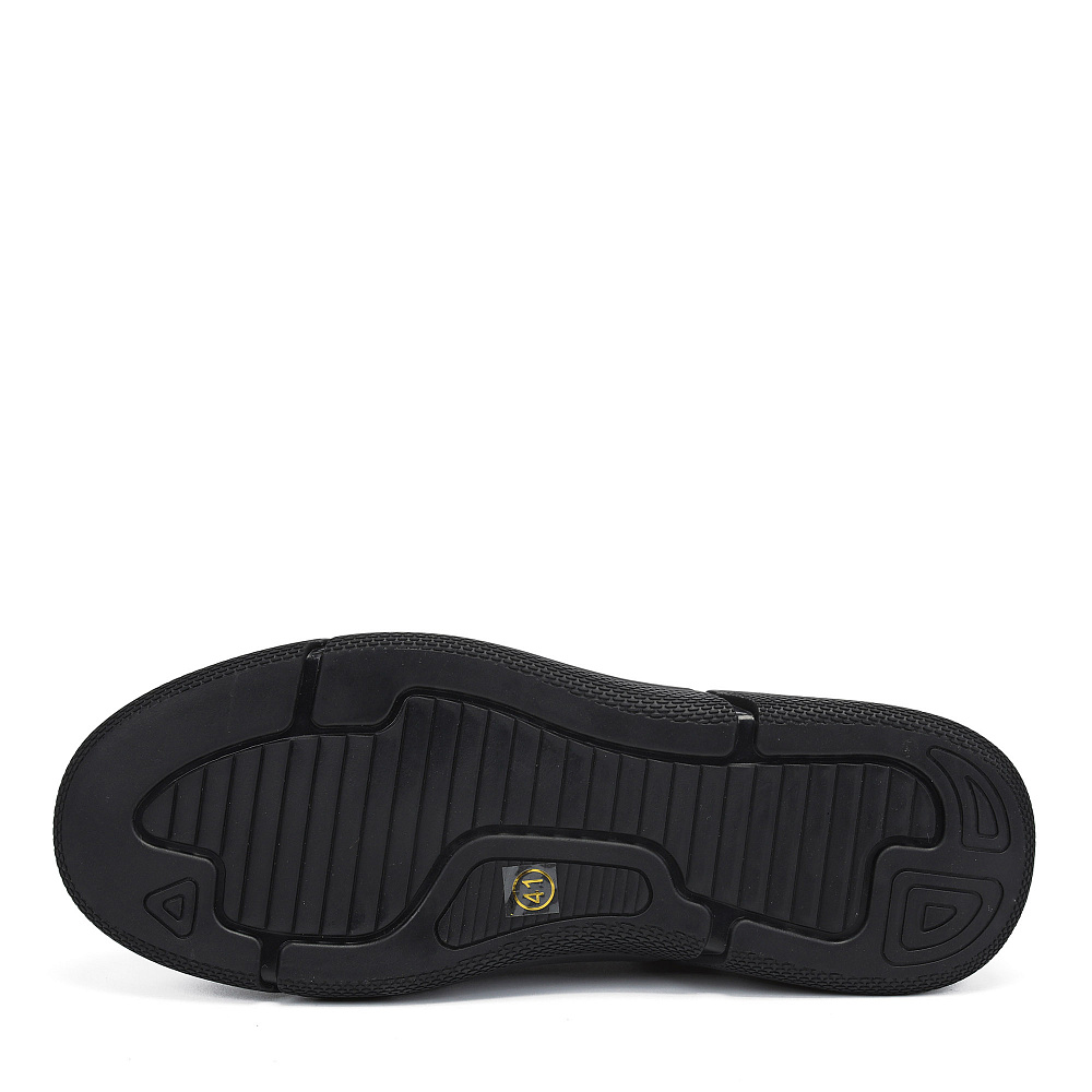 Черные зимние ботинки из гладкой кожи Respect