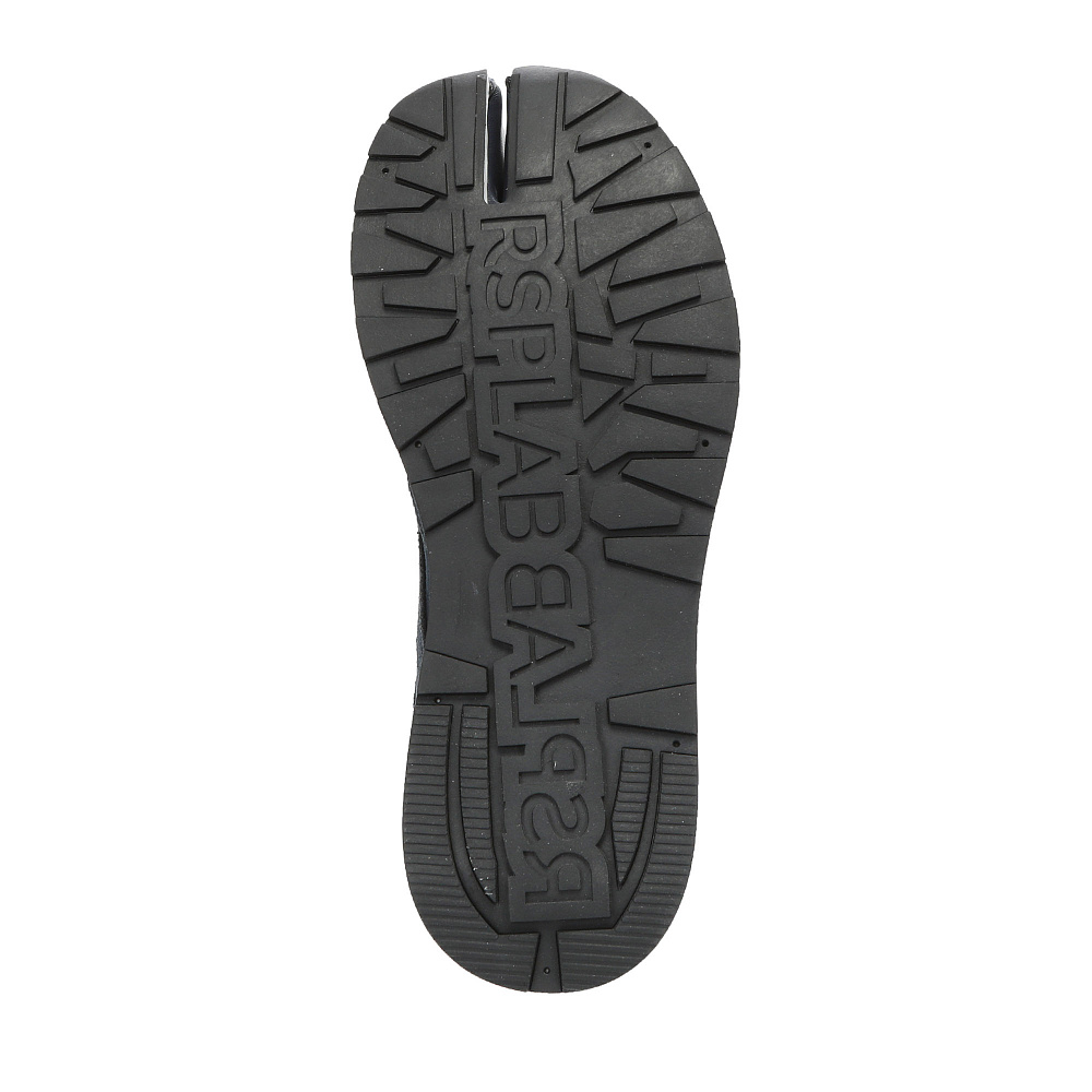 Синие кроссовки из бархатистого велюра RSP LAB