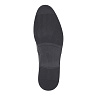 Черные туфли без шнурков из кожи с перфорацией