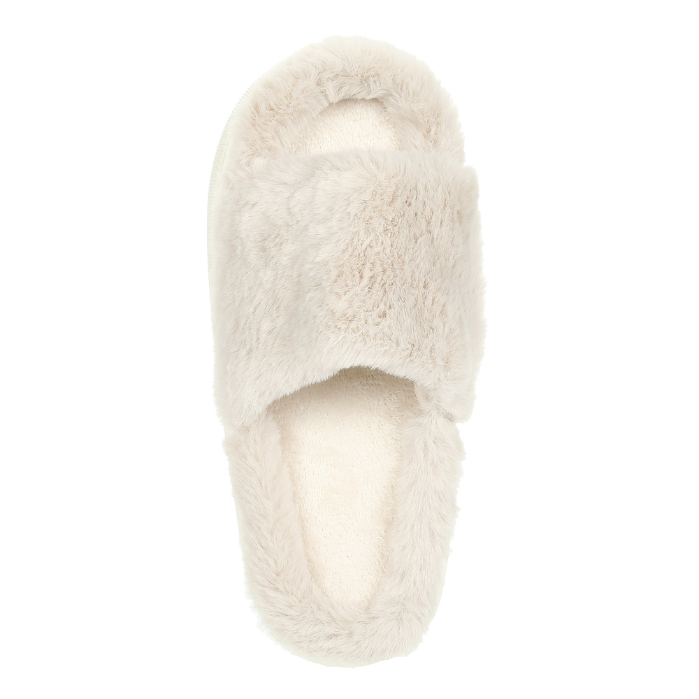 Домашние плюшевые тапочки из текстиля Respect