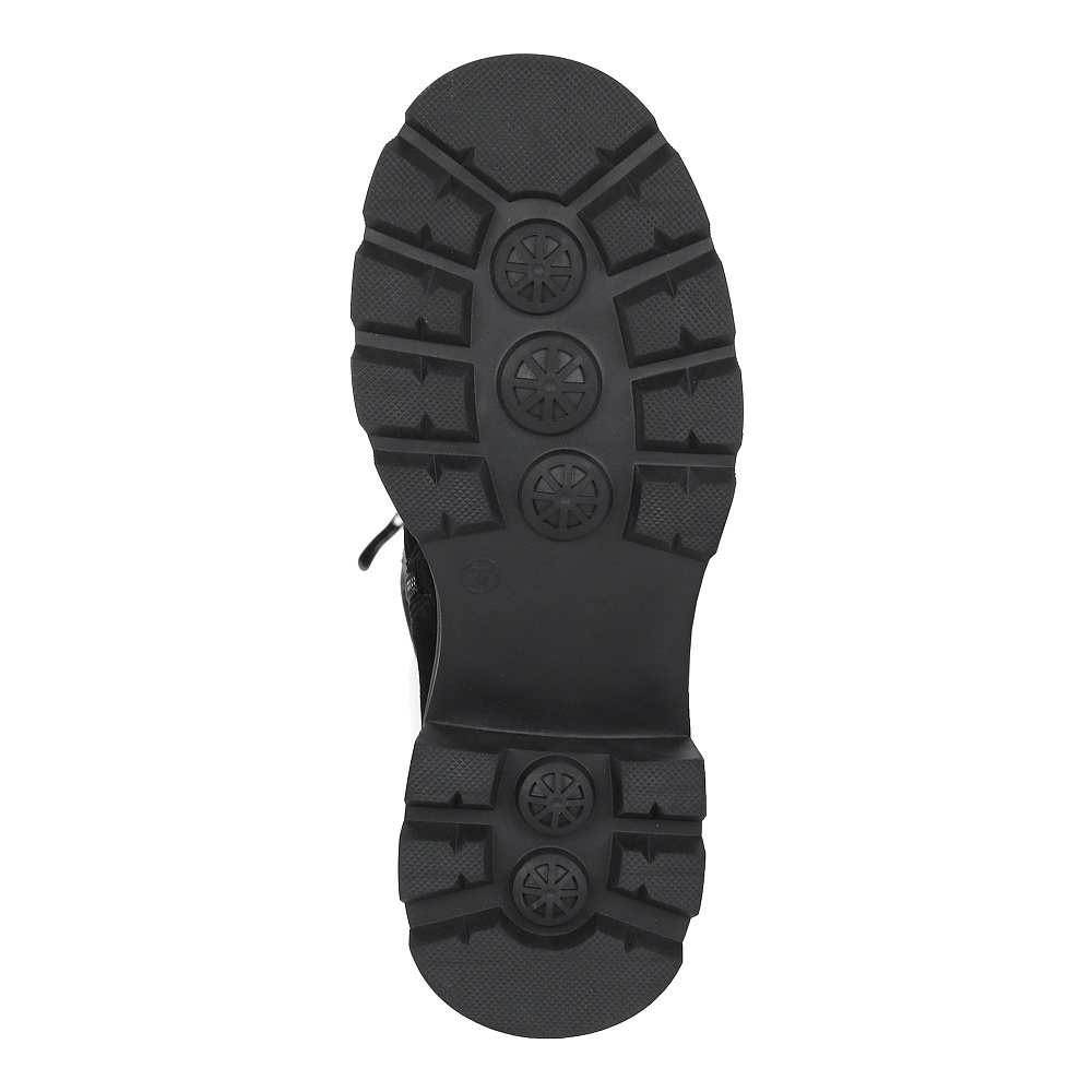 Черные утепленные ботфорты из бархатистого велюра Respect