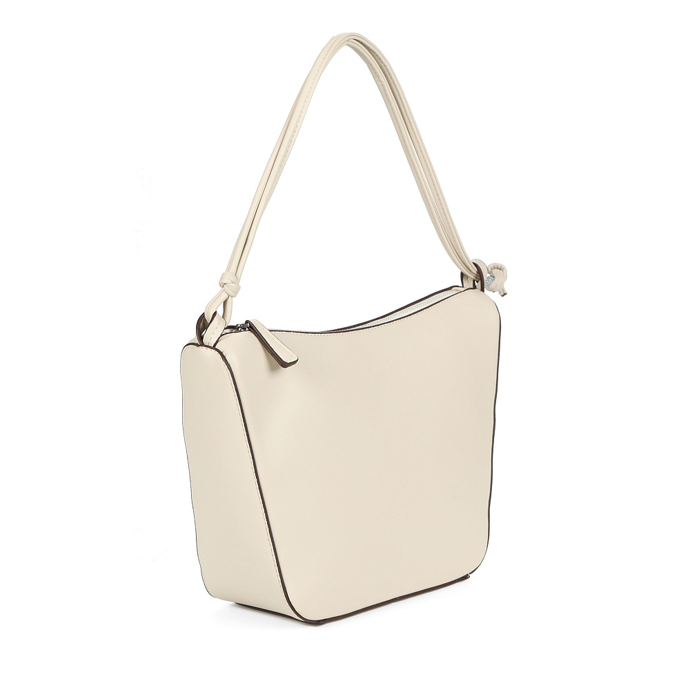 Сумка из экокожи молочного цвета Portofiano