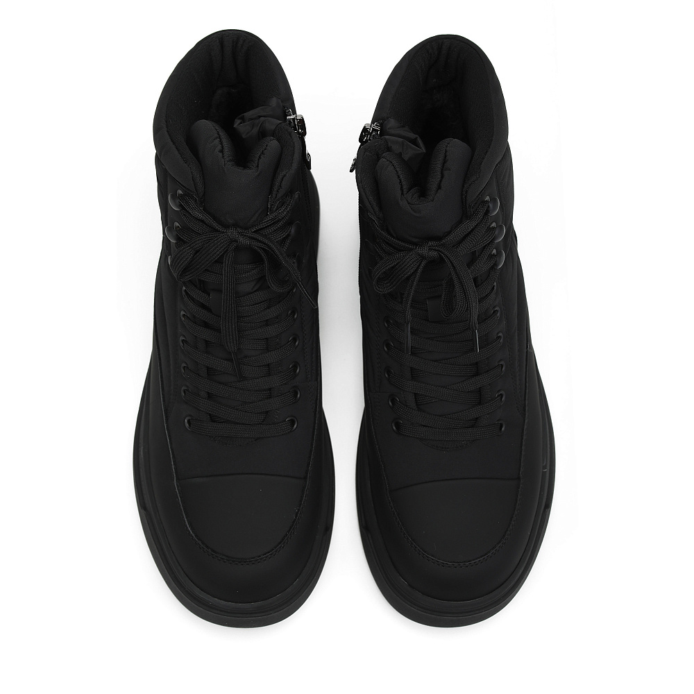 Черные зимние кеды из текстиля RSP LAB