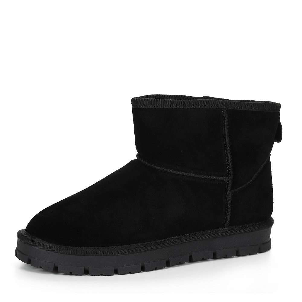 Черные угги из гидрофобного велюра Respect