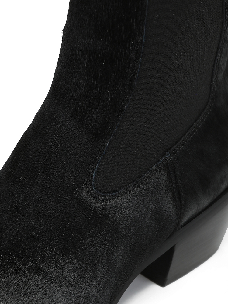 Черные ботильоны челси из кожи RESPECT PREMIUM