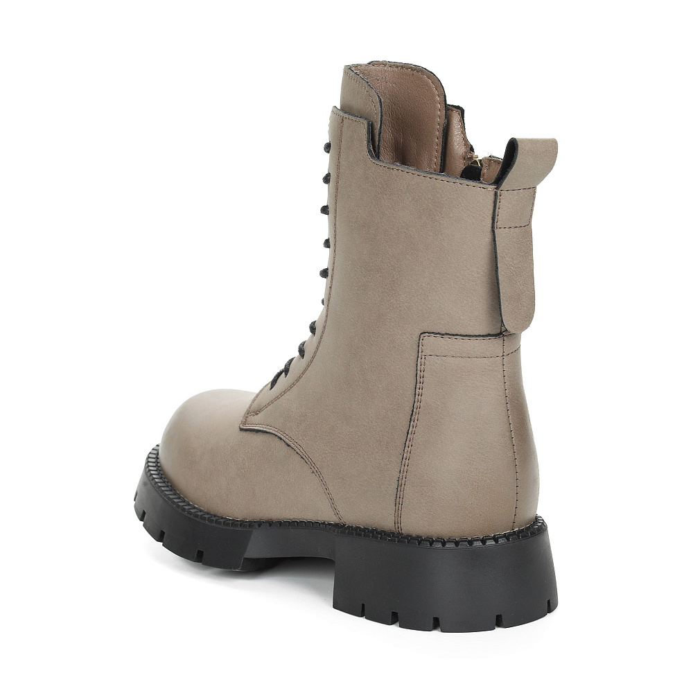 Бежевые ботинки из нубука Respect