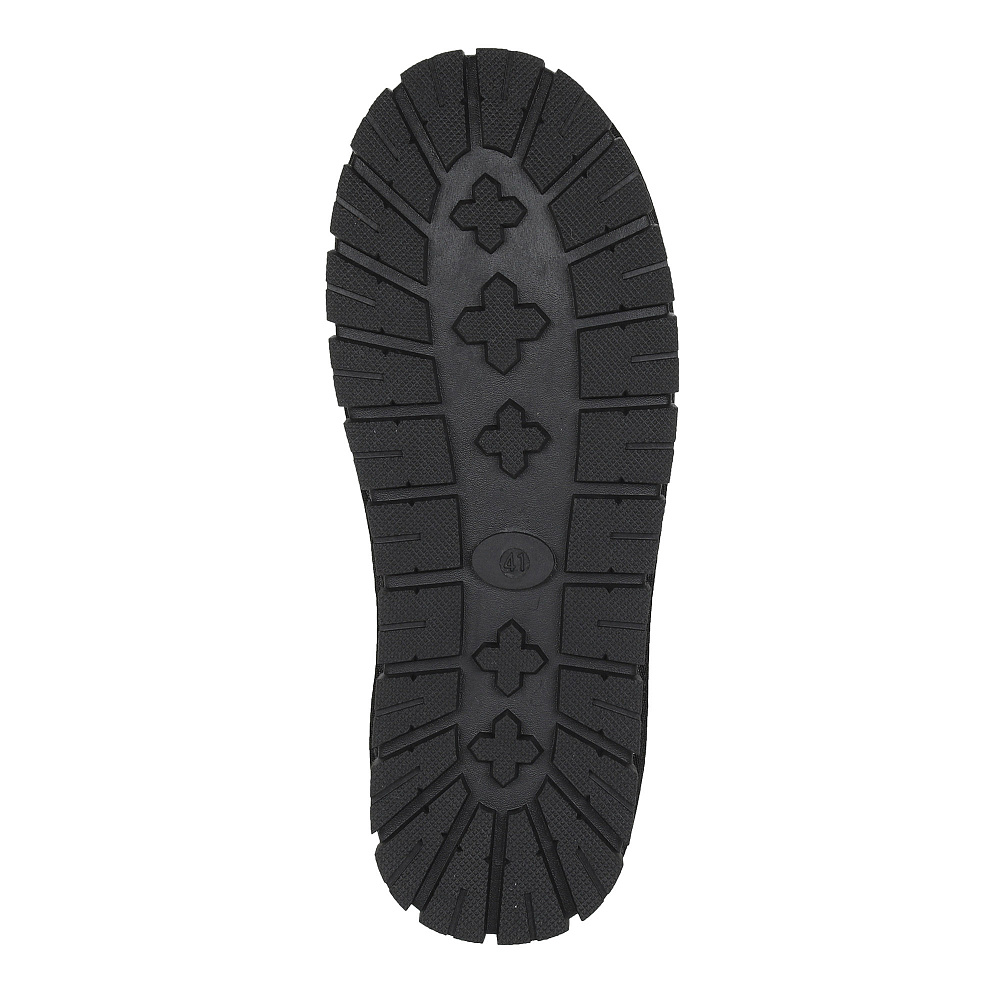 Черные угги из гладкой кожи Respect