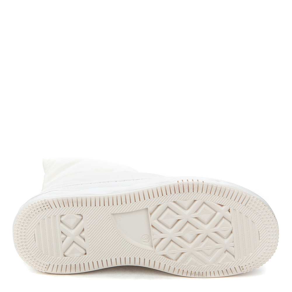 Бежевые дутики луноходы из текстиля Respect