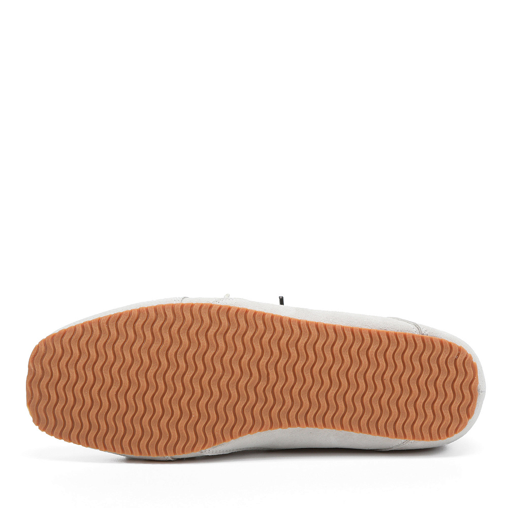 Кеды из бархатистого велюра и текстиля рисового цвета RSP LAB