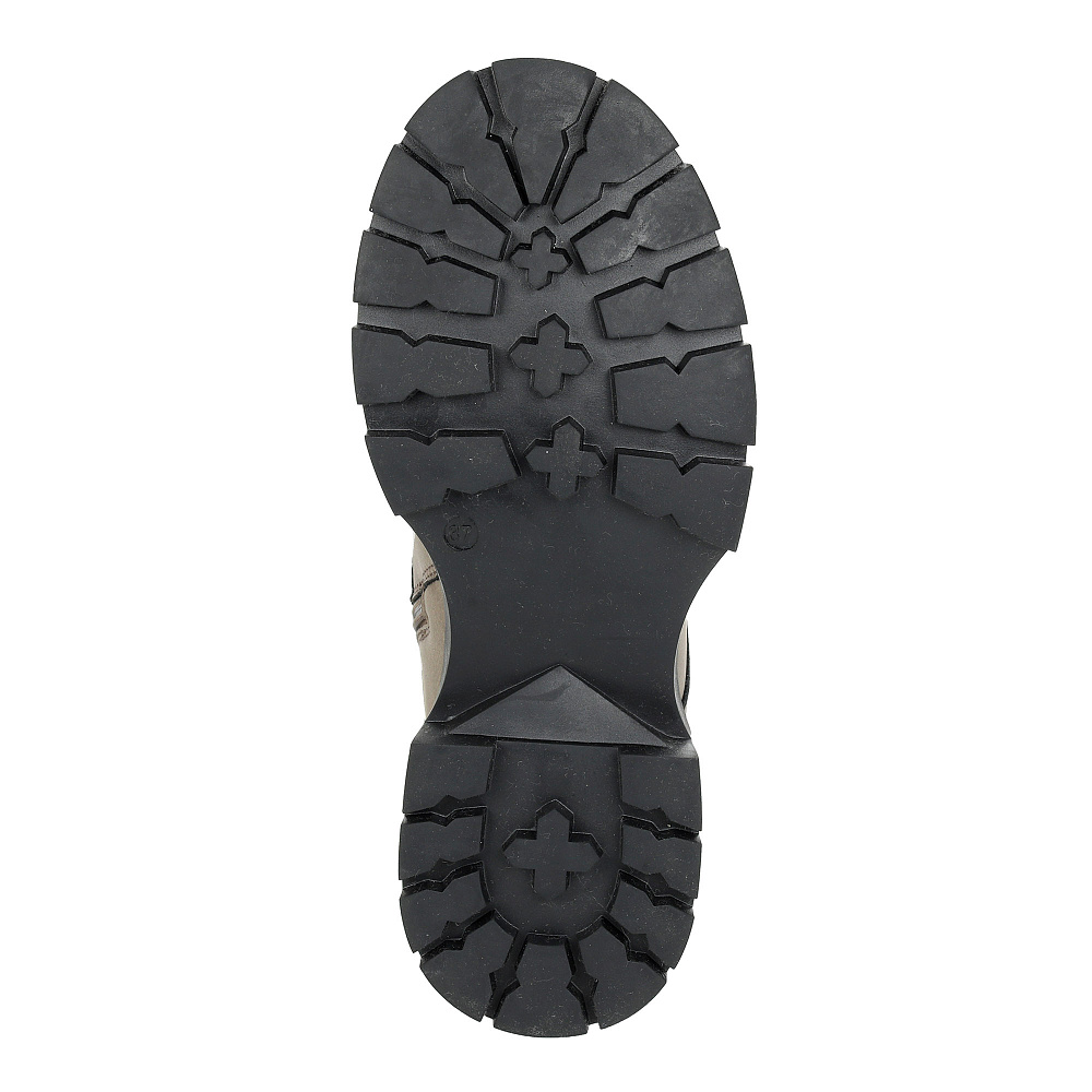 Бежевые ботинки из нубука Respect