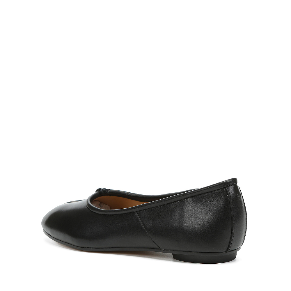 Черные балетки из гладкой кожи RESPECT PREMIUM