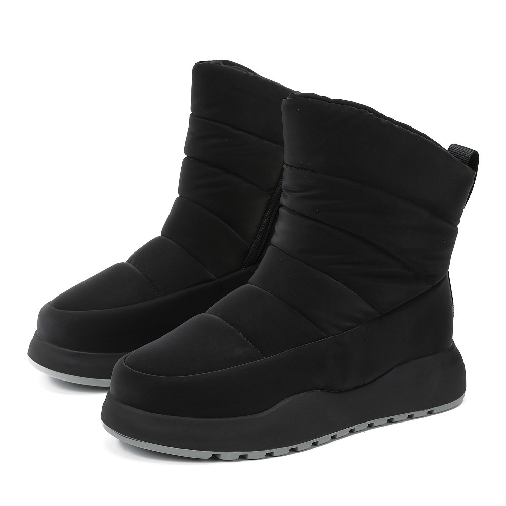 Черные дутики из текстиля Respect