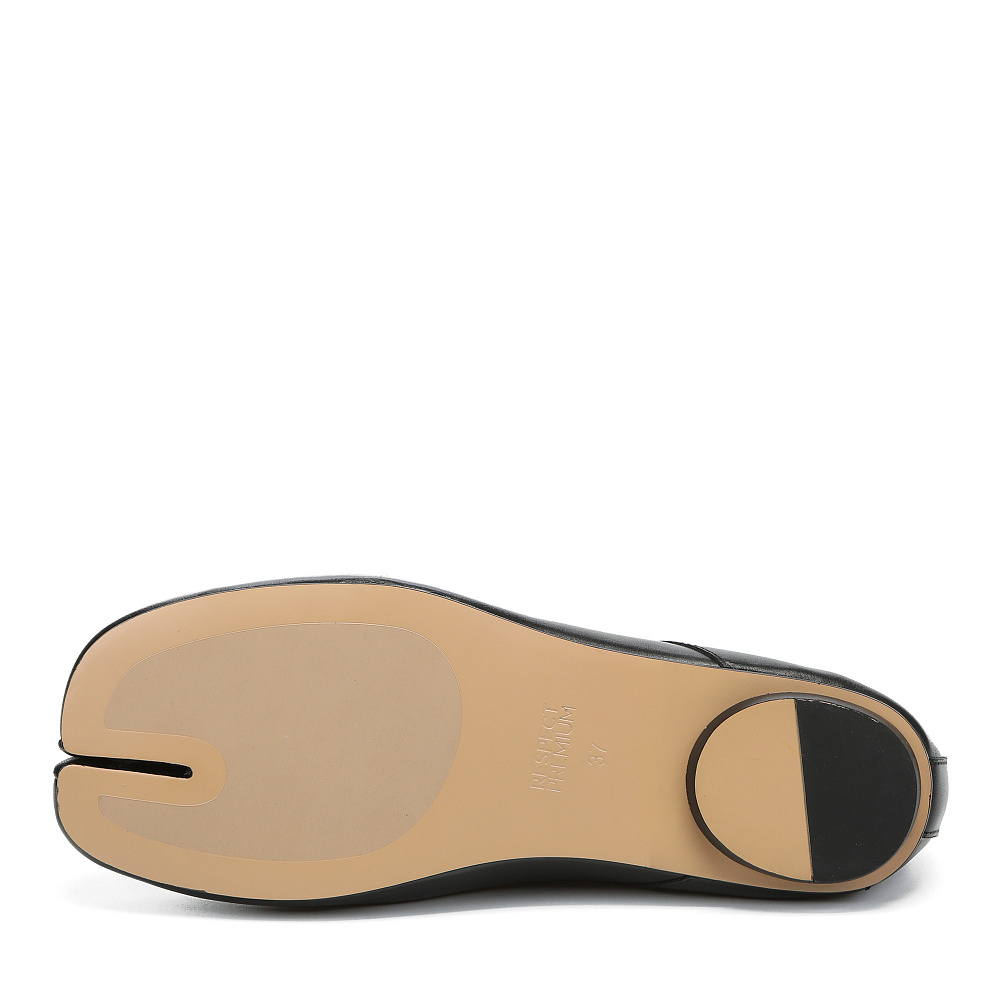 Черные балетки из гладкой кожи RESPECT PREMIUM