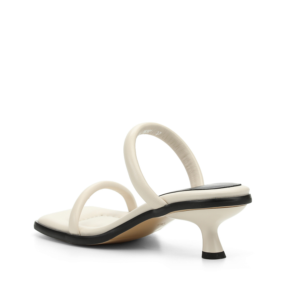 Мюли из кожи рисового цвета RESPECT PREMIUM