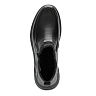 Черные комфортные ботинки из гладкой кожи