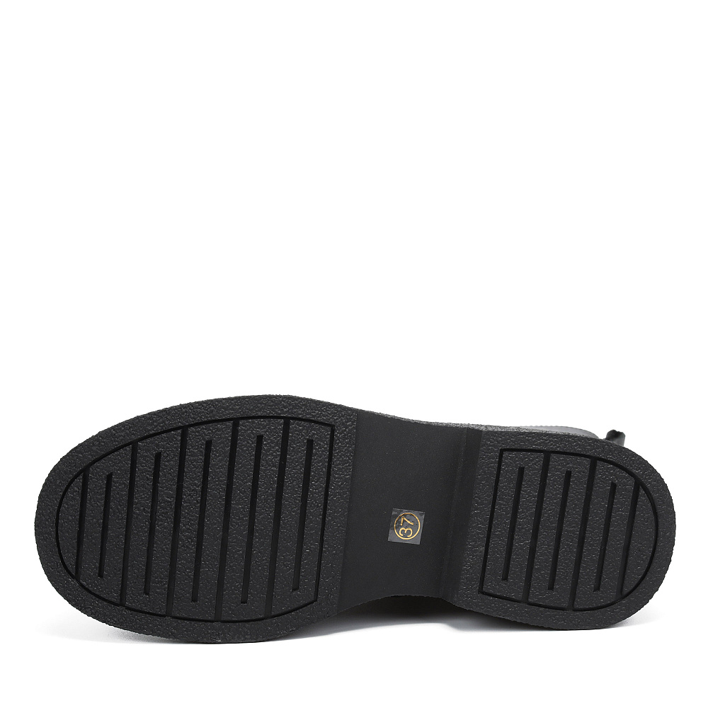 Черные ботинки из кожи Respect