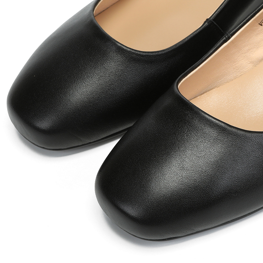 Черные туфли лодочки из гладкой кожи RESPECT PREMIUM