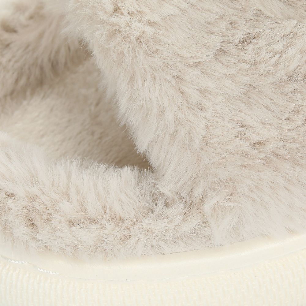 Домашние плюшевые тапочки из текстиля Respect