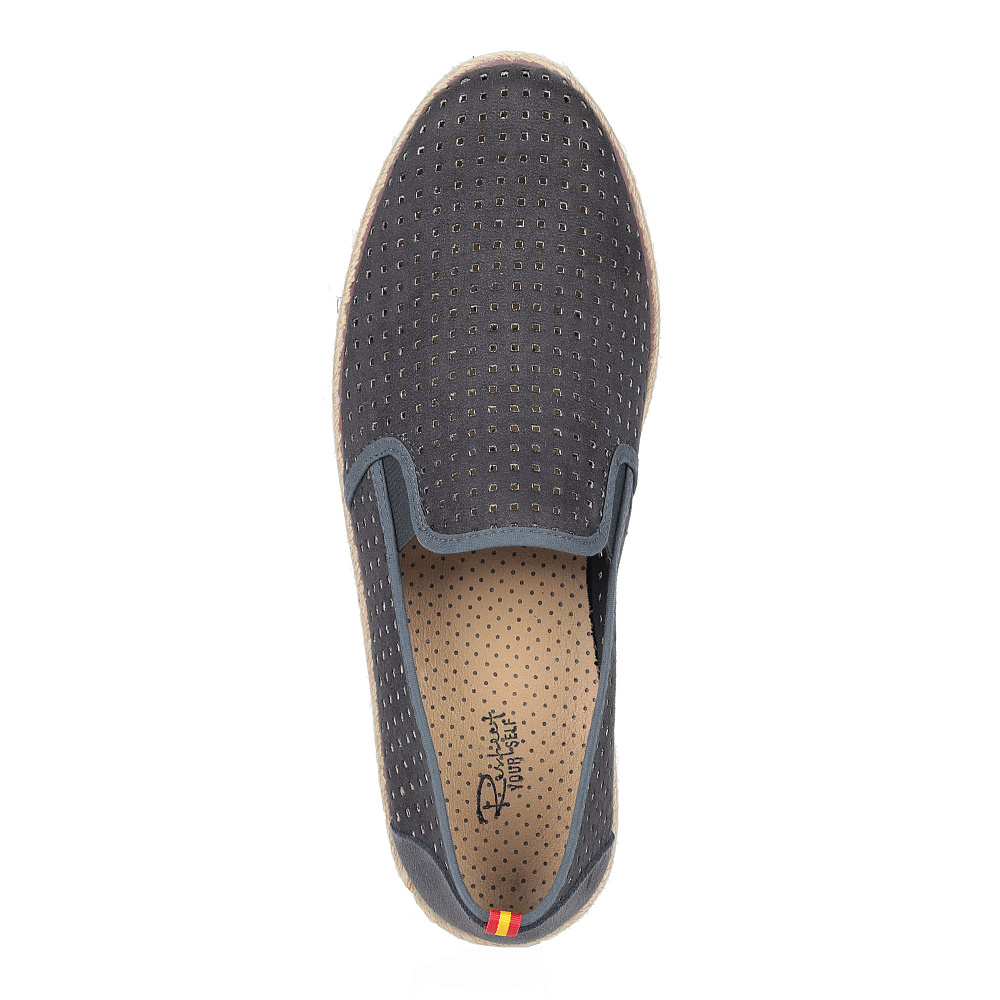 Темно-синие перфорированные эспадрильи Respect