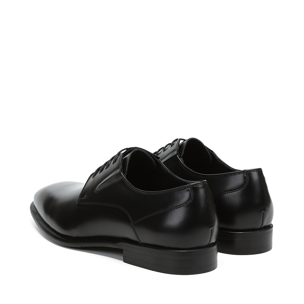 Черные полуботинки дерби из гладкой кожи RESPECT PREMIUM